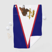 Amerikanisches Samoa Flag Golf Handtuch (Insitu)