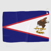Amerikanisches Samoa Flag Golf Handtuch (Horizontal)