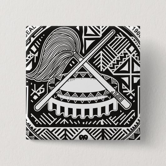 amerikanisches Samoa-Siegel Button (Vorderseite)