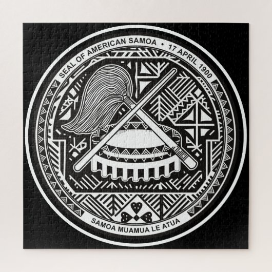 amerikanisches Samoa-Siegel Puzzle (Vertikal)