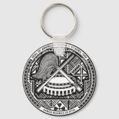 amerikanisches Samoa-Siegel Schlüsselanhänger (Vorderseite)