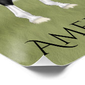 Amerikanisches Sattelpferd Poster (Ecke)