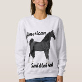Amerikanisches Sattelpferd Sweatshirt (Vorderseite)