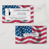 Amerikanisches Saxaphon Visitenkarte (Vorne/Hinten)