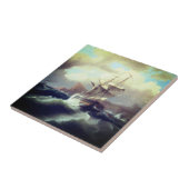 Amerikanisches Schiff in Not 1841 Fliese (Seite)