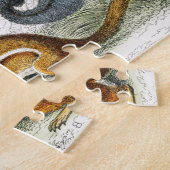 Amerikanisches Schwarzes Eichhörnchen, Ariel Petau Puzzle (Seite)