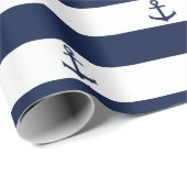 Amerikanisches Seestreifenmuster der Kartenflagge Geschenkpapier (Rolleneckpunkt)