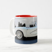 Amerikanisches Sport-Auto Zweifarbige Tasse (Vorderseite Links)