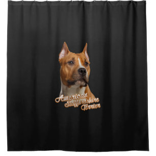 Amerikanisches Staffordshire Terrier - Amstaff Duschvorhang