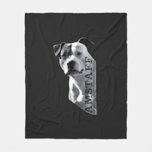 Amerikanisches Staffordshire Terrier - Amstaff Fleecedecke