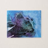 Amerikanisches Staffordshire Terrier - Amstaff Puzzle (Horizontal)