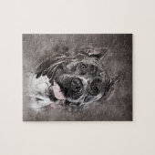 Amerikanisches Staffordshire Terrier - Amstaff Puzzle (Horizontal)