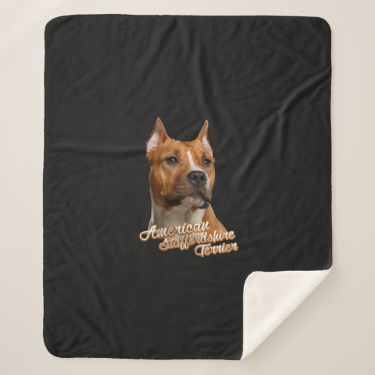 Amerikanisches Staffordshire Terrier - Amstaff Sherpadecke (Vorderseite)