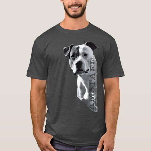 Amerikanisches Staffordshire Terrier - Amstaff T-Shirt (Vorderseite)