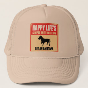 Amerikanisches Staffordshire Terrier Truckerkappe