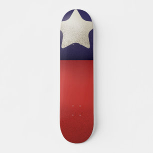 Amerikanisches Superhelden-Logo Skateboard