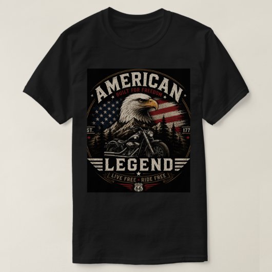 Amerikanisches T-Shirt (Design vorne)