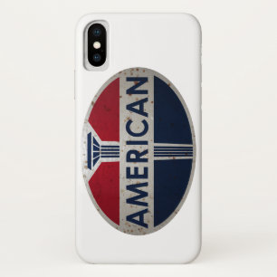 Amerikanisches Tankstellen-Schild im Vintage-Stil, Case-Mate iPhone Hülle
