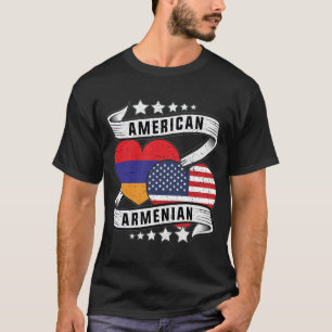 amerikanisches und armenisches Shirt