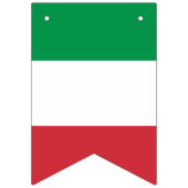 Amerikanisches und italienisches internationales wimpelkette (Zweite Fahne)