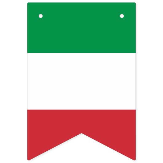 Amerikanisches und italienisches internationales wimpelkette (Zweite Fahne)