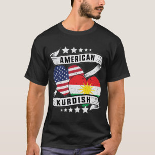amerikanisches und kurdisches Shirt