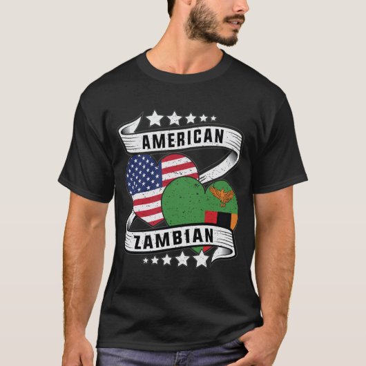 Amerikanisches und sambisches Shirt (Vorderseite)