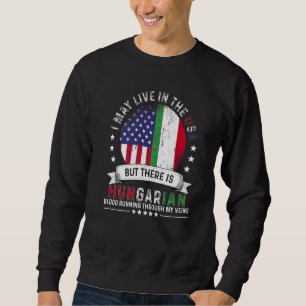 Amerikanisches Ungarisches Zuhause in US Patriot A Sweatshirt