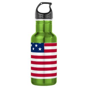 Amerikanisches USA-Flagge-Stolz-Design Edelstahlflasche