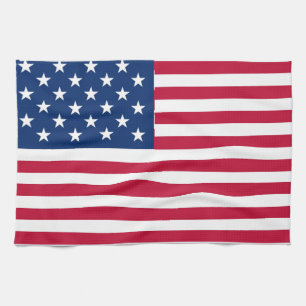 Amerikanisches USA-Flagge-Stolz-Design Geschirrtuch