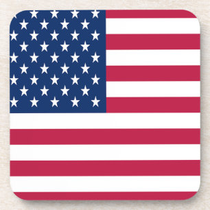 Amerikanisches USA-Flagge-Stolz-Design Getränkeuntersetzer