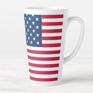 Amerikanisches USA-Flagge-Stolz-Design Milchtasse