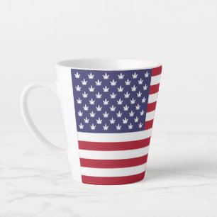 Amerikanisches USA-Flagge-Stolz-Design Milchtasse