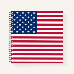 Amerikanisches USA-Flagge-Stolz-Design Notizblock