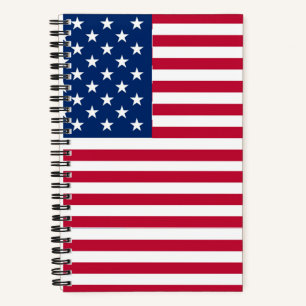 Amerikanisches USA-Flagge-Stolz-Design Notizblock