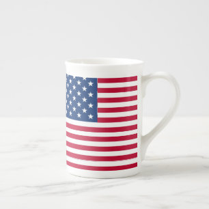 Amerikanisches USA-Flagge-Stolz-Design Porzellantasse