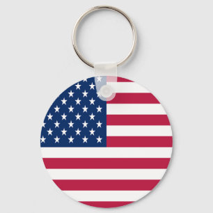 Amerikanisches USA-Flagge-Stolz-Design Schlüsselanhänger