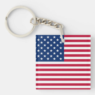 Amerikanisches USA-Flagge-Stolz-Design Schlüsselanhänger