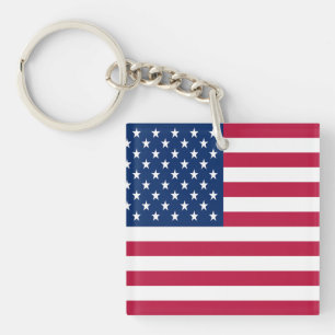Amerikanisches USA-Flagge-Stolz-Design Schlüsselanhänger
