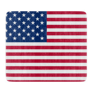 Amerikanisches USA-Flagge-Stolz-Design Schneidebrett