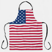 Amerikanisches USA-Flagge-Stolz-Design Schürze (Vorderseite)