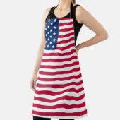 Amerikanisches USA-Flagge-Stolz-Design Schürze (InSitu)