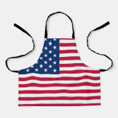 Amerikanisches USA-Flagge-Stolz-Design Schürze (Vorderseite)