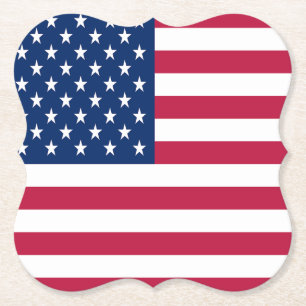 Amerikanisches USA-Flagge-Stolz-Design Untersetzer