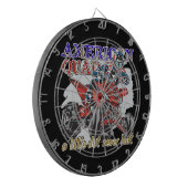 Amerikanisches Viererkabel Dartscheibe (Vorderseite Links)