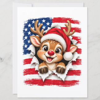 Amerikanisches Weihnachtsrentier