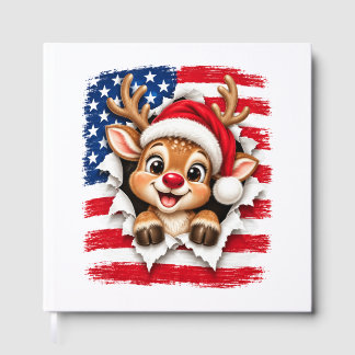 Amerikanisches Weihnachtsrentier Gästebuch