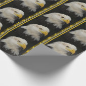 Amerikanisches Weißkopfseeadler-Packpapier Geschenkpapier (Ecke)
