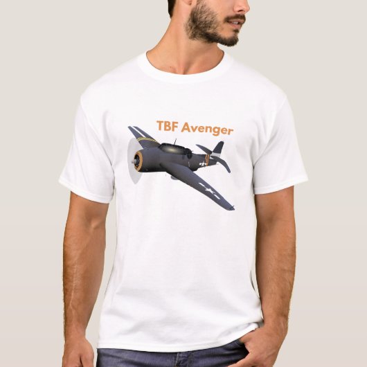 Amerikanisches WW2-Flugzeug T-Shirt (Vorderseite)