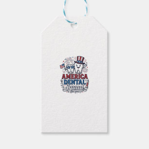 Amerikanisches Zahnarzt-Team Patriotisches Zahnvek Geschenkanhänger